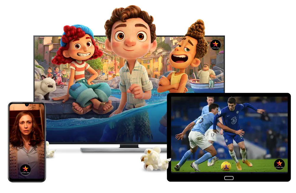 AnywhereIPTV streaming on TV, tablet and phone